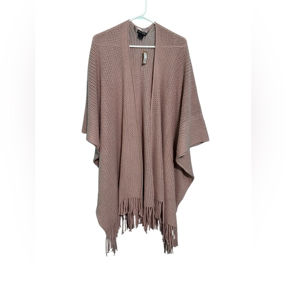 Steve Madden Dusty Pink Shrug Sweater Cozy Knit - Picture 4 of 8